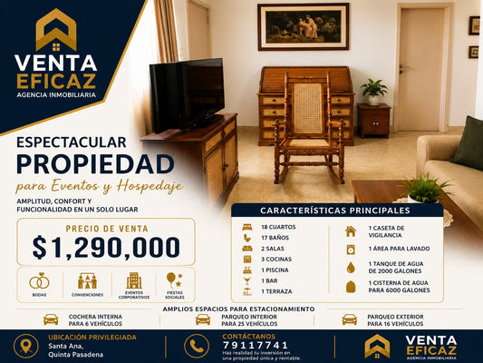 Gran oportunidad para invertir quinta pasadena en santa ana