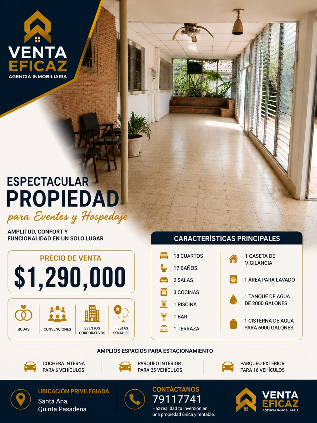 Gran oportunidad para invertir quinta pasadena en santa ana