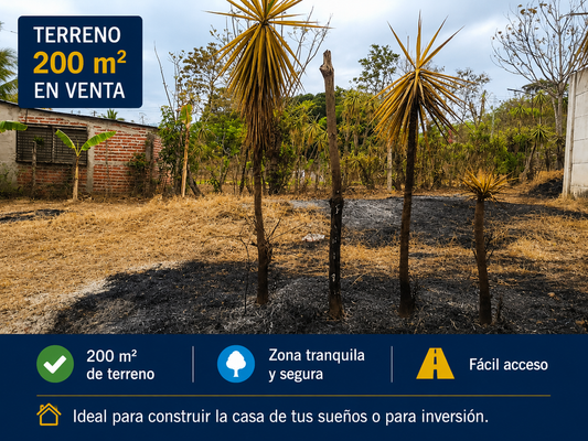 Terreno en Venta – Excelente Ubicación sobre Vía Principal
