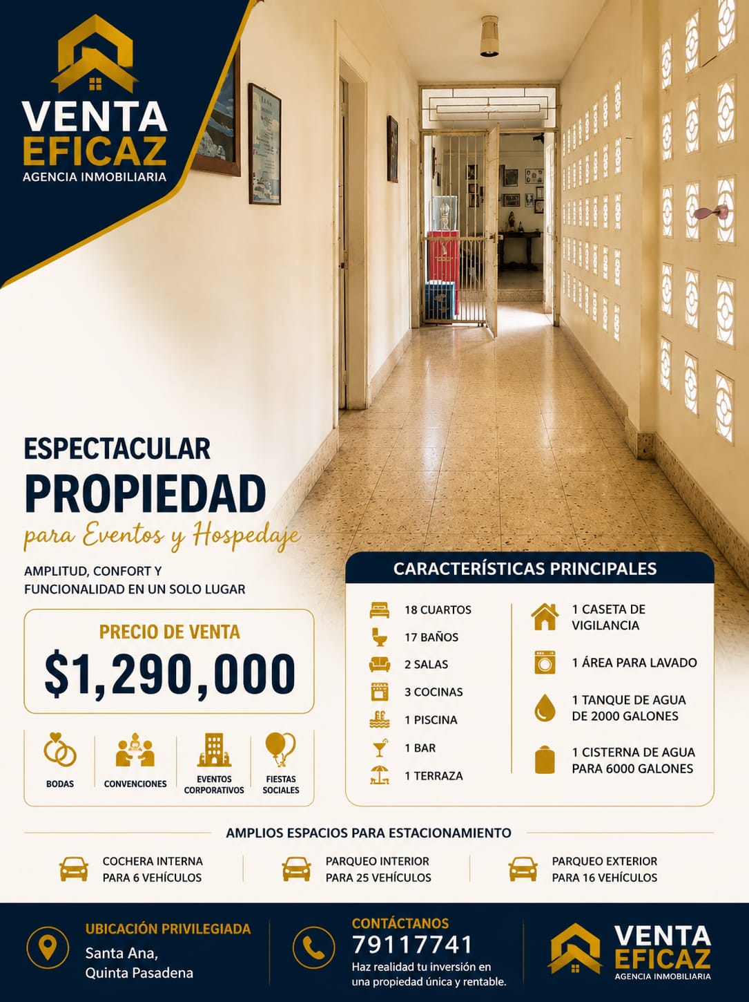 Gran oportunidad para invertir quinta pasadena en santa ana