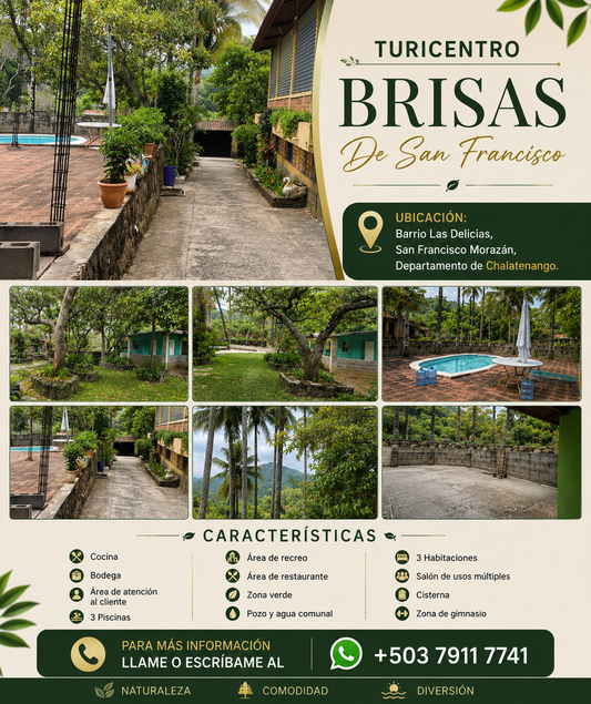 Turicentro Brisas de San Francisco – Naturaleza, Comodidad y Diversión en un Solo Lugar