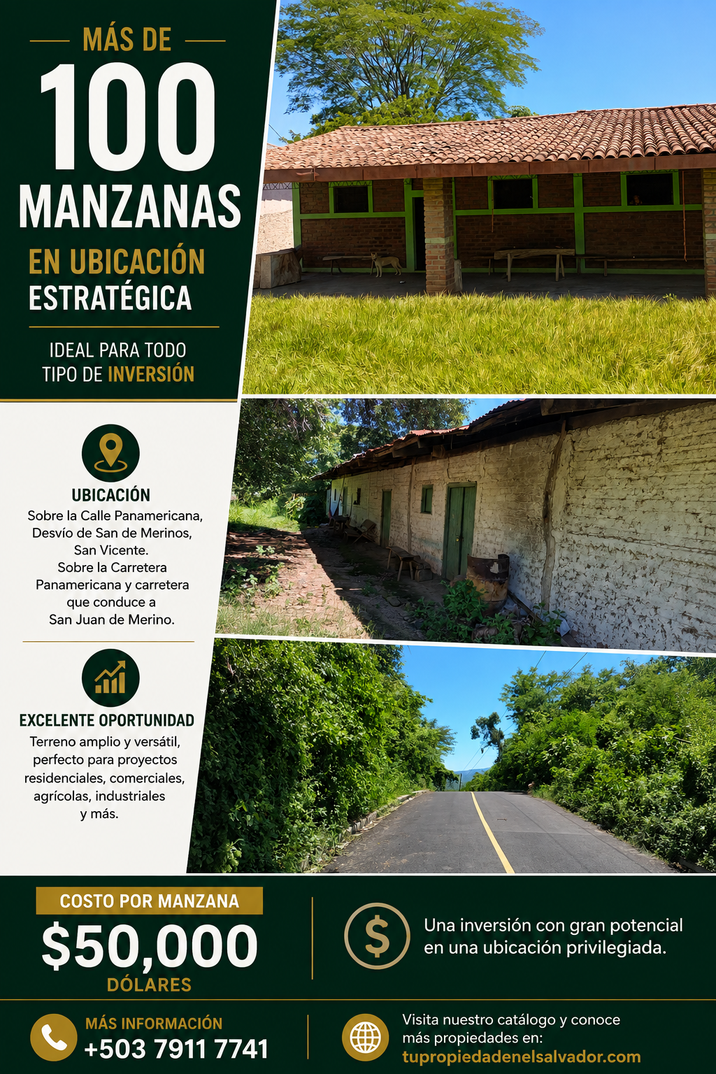 Extraordinaria Oportunidad de Inversión sobre la Carretera Panamericana | Más de 100 Manzanas