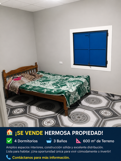 Propiedad en Venta – Amplio Terreno con Vivienda y Potencial de Desarrollo en Tacachico