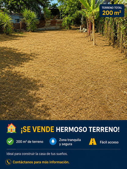 Terreno en Venta – Excelente Ubicación sobre Vía Principal