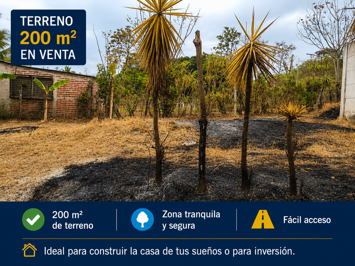 Terreno en Venta – Excelente Ubicación sobre Vía Principal