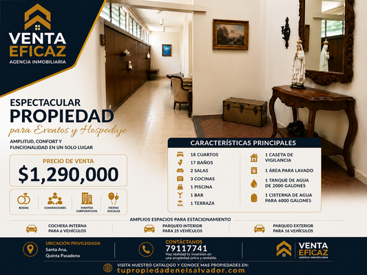 Gran oportunidad para invertir quinta pasadena en santa ana