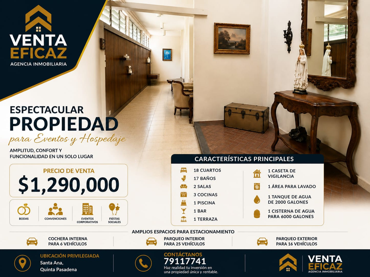 Gran oportunidad para invertir quinta pasadena en santa ana