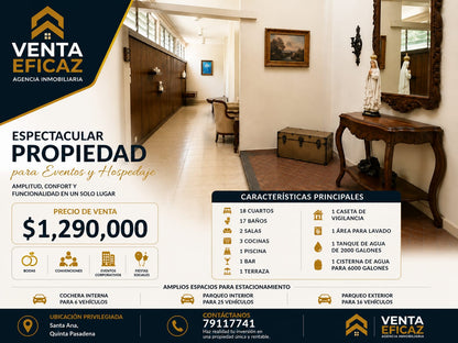 Gran oportunidad para invertir quinta pasadena en santa ana
