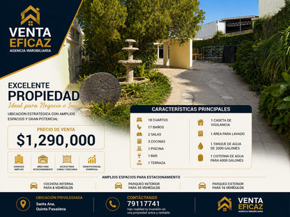 Gran oportunidad para invertir quinta pasadena en santa ana